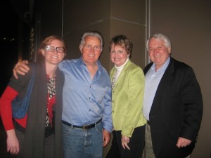 With Martin Sheen in L.A.